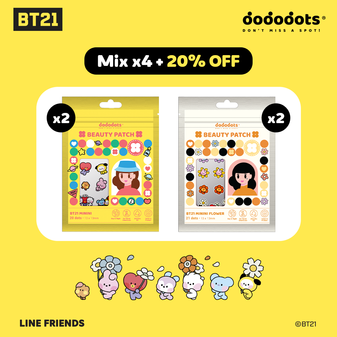 BT21 Minini & Minini Flower (COMING SOON!)