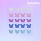 GLITTER BUTTERFLIES